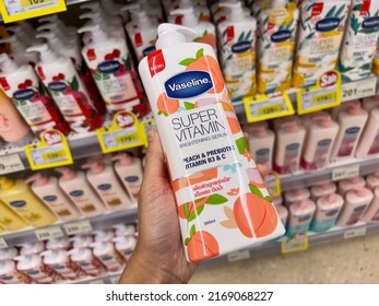 Beauty Store Shelves In Supermarket, 19 June 2022, Buriram Province.