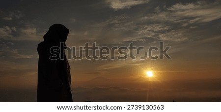 Beauty sunrice at central java Indonesia