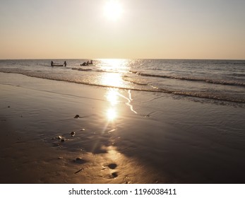 beauty sunset beach