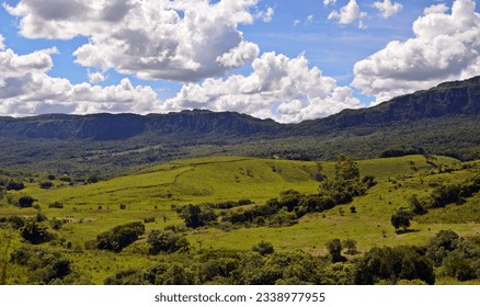 Beauty view by the mountain, Tiradentes, Minas Gerais, Brazil
