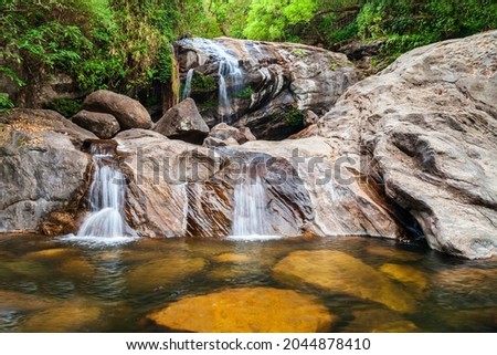 Beauty waterfall near Munnar town in Kerala state of India