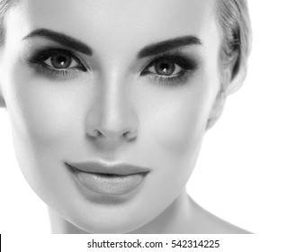 Beauty Woman Face Portrait Beautiful Spa Stock Photo 542314225 ...