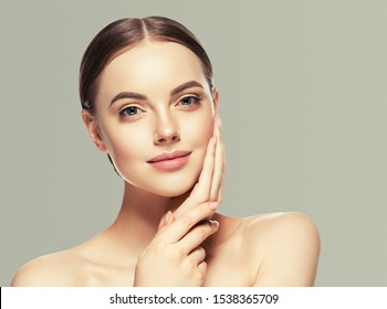 Beauty woman healthyskin care close up face macro beautiful girl model - Shutterstock ID 1538365709