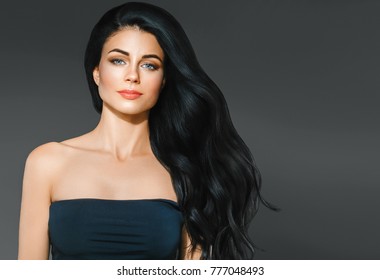 Beauty Woman Long Black Hair Stock Photo 771595048 | Shutterstock