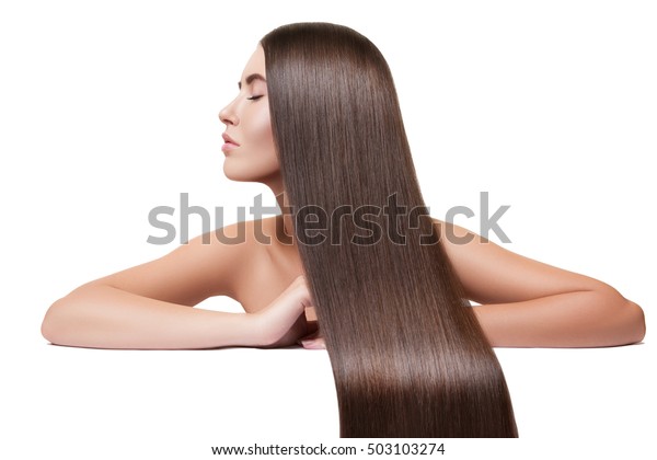 Beauty Woman Very Long Healthy Shiny Stock Photo Edit Now 503103274