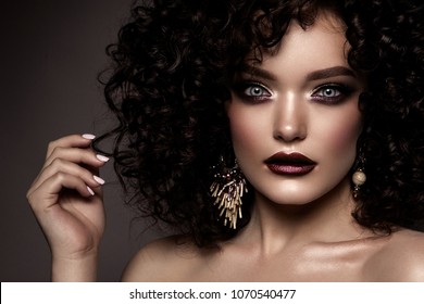 Beautiful African Woman Face Eyes Closed Images Stock Photos