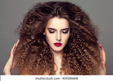 Imagenes Fotos De Stock Y Vectores Sobre Curled Hair Extensions