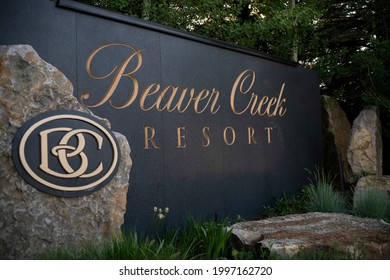 Beaver Creek, Colorado - June 10, 2021: Beaver Creek Resort