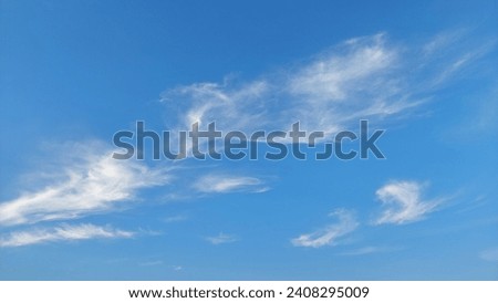 Beaytiful clouds paint the sky
