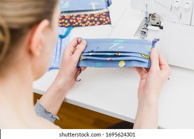 Because Of A Delivery Bottleneck For Professional Face Masks During Covid-19 Pandemic A Lot Of People Started To Organize DIY Production Of Face Masks At Home.