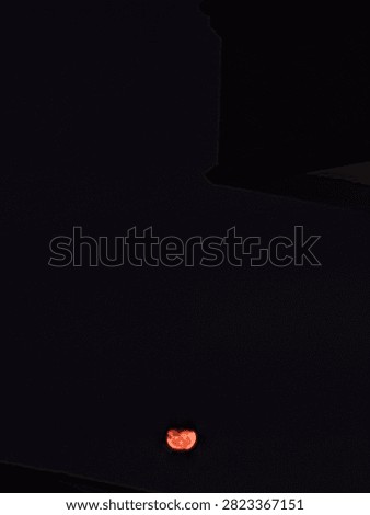 because half of the darkness must be covered by the moon