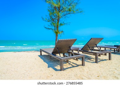 Bed Beach On Tropical Beach Stock Photo 276855485 | Shutterstock