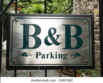 Bed And Breakfast Sign