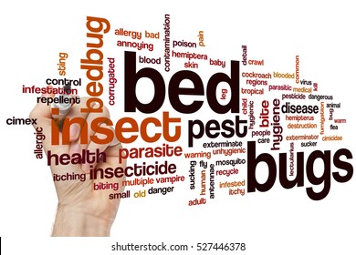 Bed Bugs Word Cloud Concept