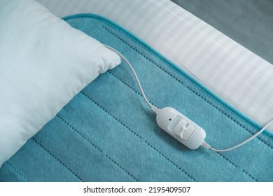 Bed With Electric Heating Pad, Top View