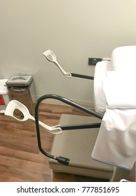 Bed For Per Vaginal Examination Or Pelvic Examination Or Vaginal Exam At Hospital