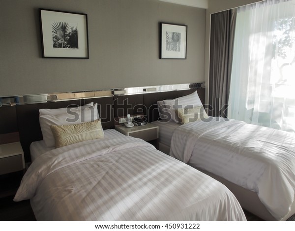 Bed Room Morning Light Sea Lighten Stock Photo Edit Now