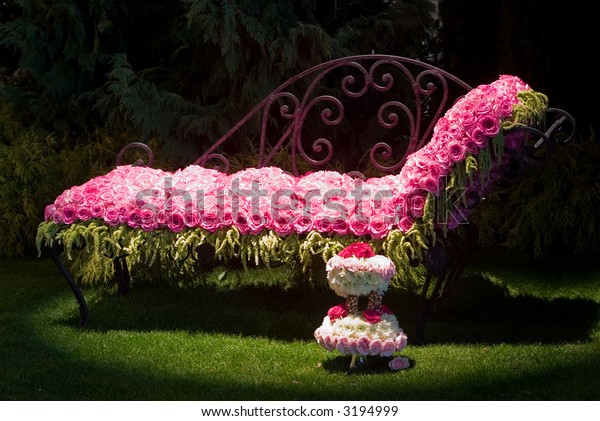 Bed Roses Stock Photo Edit Now 3194999