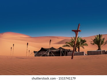 Bedouin Tent Camp Abu Dhabi Desert UAE