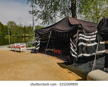 Bedouin Tent Of The Qatar Pavillion At The International Horticulture Floriade Expo In Almere 2022