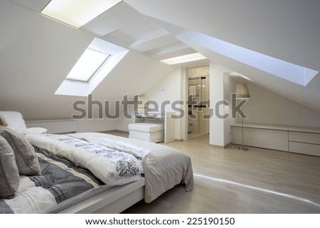 Similar – Image, Stock Photo attic apartment