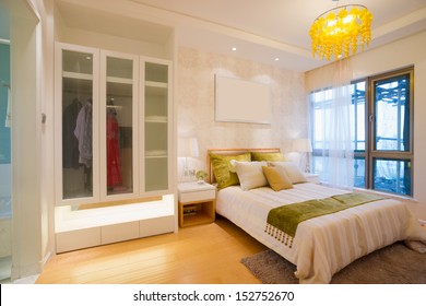 the bedroom with modern style