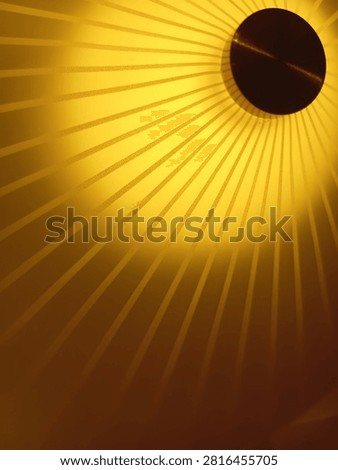 Bedside lamp shade from a certain angle
