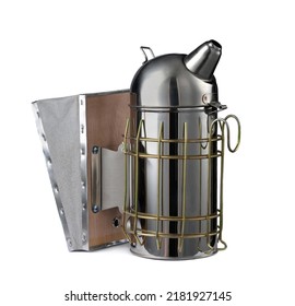 Bee smoker isolated on white background. Tools for bee care. Beekeeping equipment. - Powered by Shutterstock