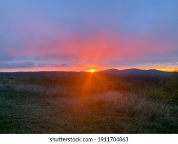 Beech Hill Sunset In Maine