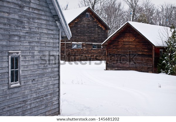 Beech Road Barns Weathered Barns Outbuidlings Stock Photo Edit