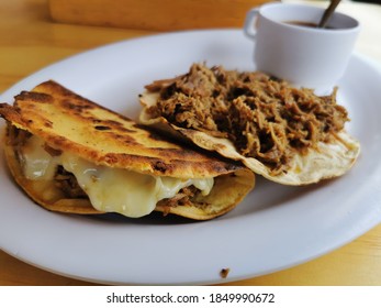 Beef Barbacoa Mexican Tacos Quesadilla