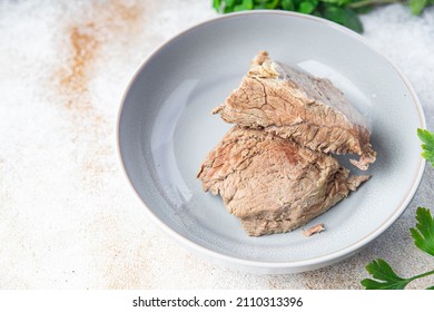 beef boiled meat veal dietary healthy meal food diet snack on the table copy space food background rustic top view keto or paleo diet