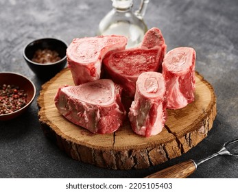 Beef Bones for Making Broth. Raw beef bones for soup. - Powered by Shutterstock