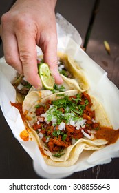 Beef And Chorizo Tacos