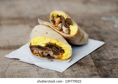 Beef And Egg Burrito