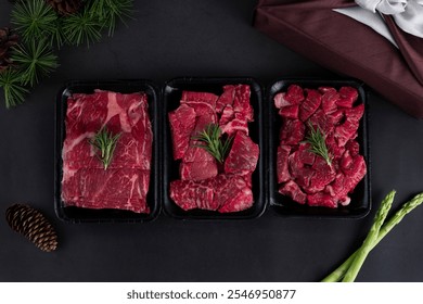 beef gift set for holidays, typical Korean holiday pack