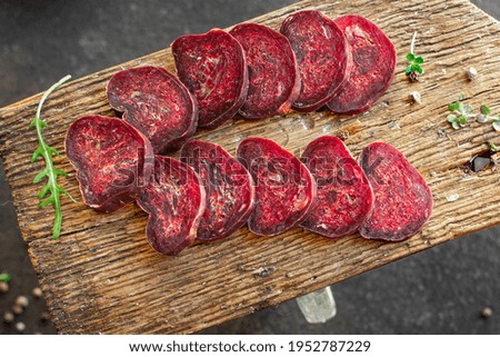 Similar – Image, Stock Photo veal sausages Meat Sausage