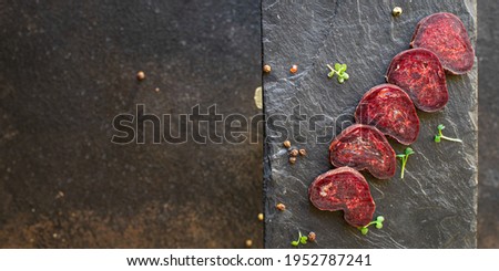 Similar – Image, Stock Photo veal sausages Meat Sausage