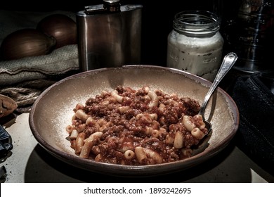 Beef And Macaroni Goulash Of The Great Depression Era Eaten By Poverty Stricken Americans