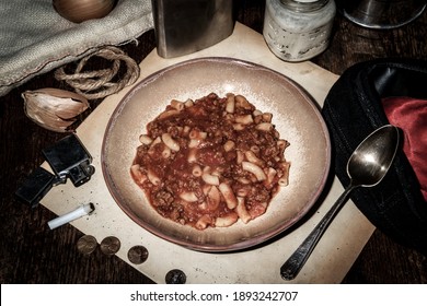 Beef And Macaroni Goulash Of The Great Depression Era Eaten By Poverty Stricken Americans