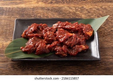 Beef Skirt Steak (Marinated In Sauce, Garlic Flavor)