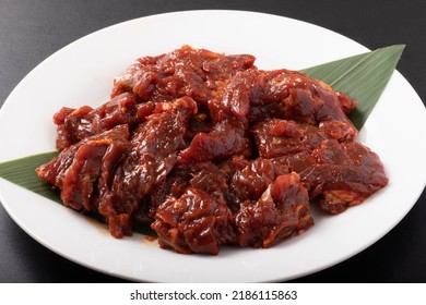 Beef Skirt Steak (Marinated In Sauce, Garlic Flavor)