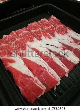 beef slided stock photo edit now 617582828 shutterstock