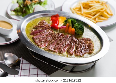 Beef Steak With Café De Paris Sauce