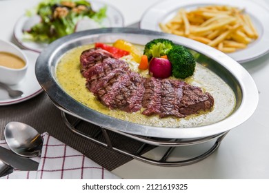 Beef Steak With Café De Paris Sauce