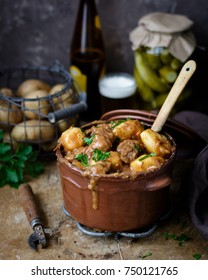 Beef stew with potatoes