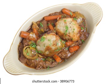 Beef Stew With Suet Dumplings