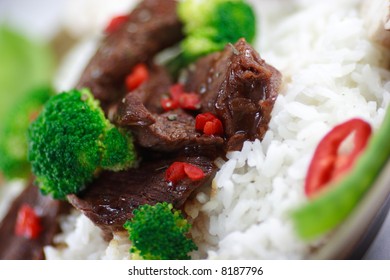 Beef Stir Fry Close Up