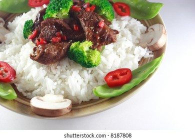 Beef Stir Fry Platter