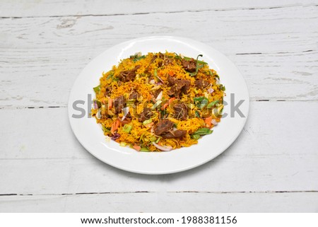 Beef string hoppers  kottu 